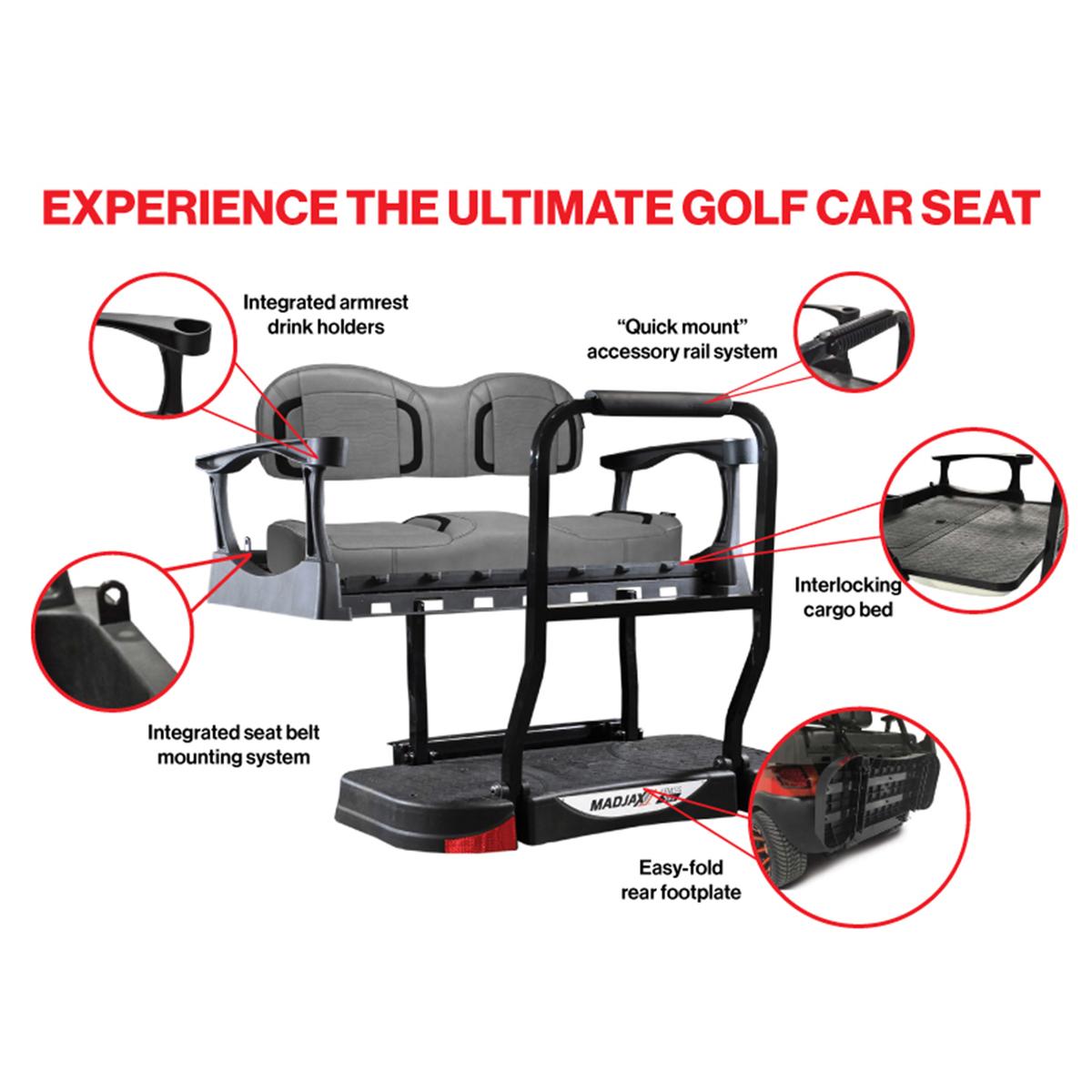 MadJax&reg; Genesis 250/300 Smoke Commander Rear Seat Cushions