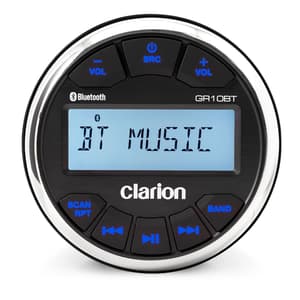 Clarion Guage Style AM/FM USB Bluetooth Media Receiver