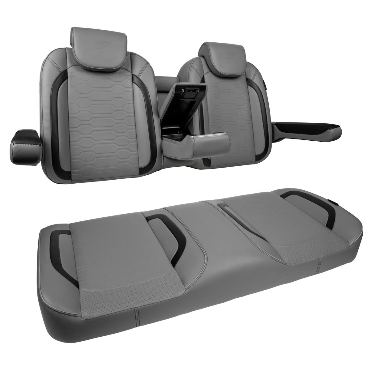 MadJax&reg; EZGO RXV/L4/S4/Valor Smoke Commander Front Seat Cushions