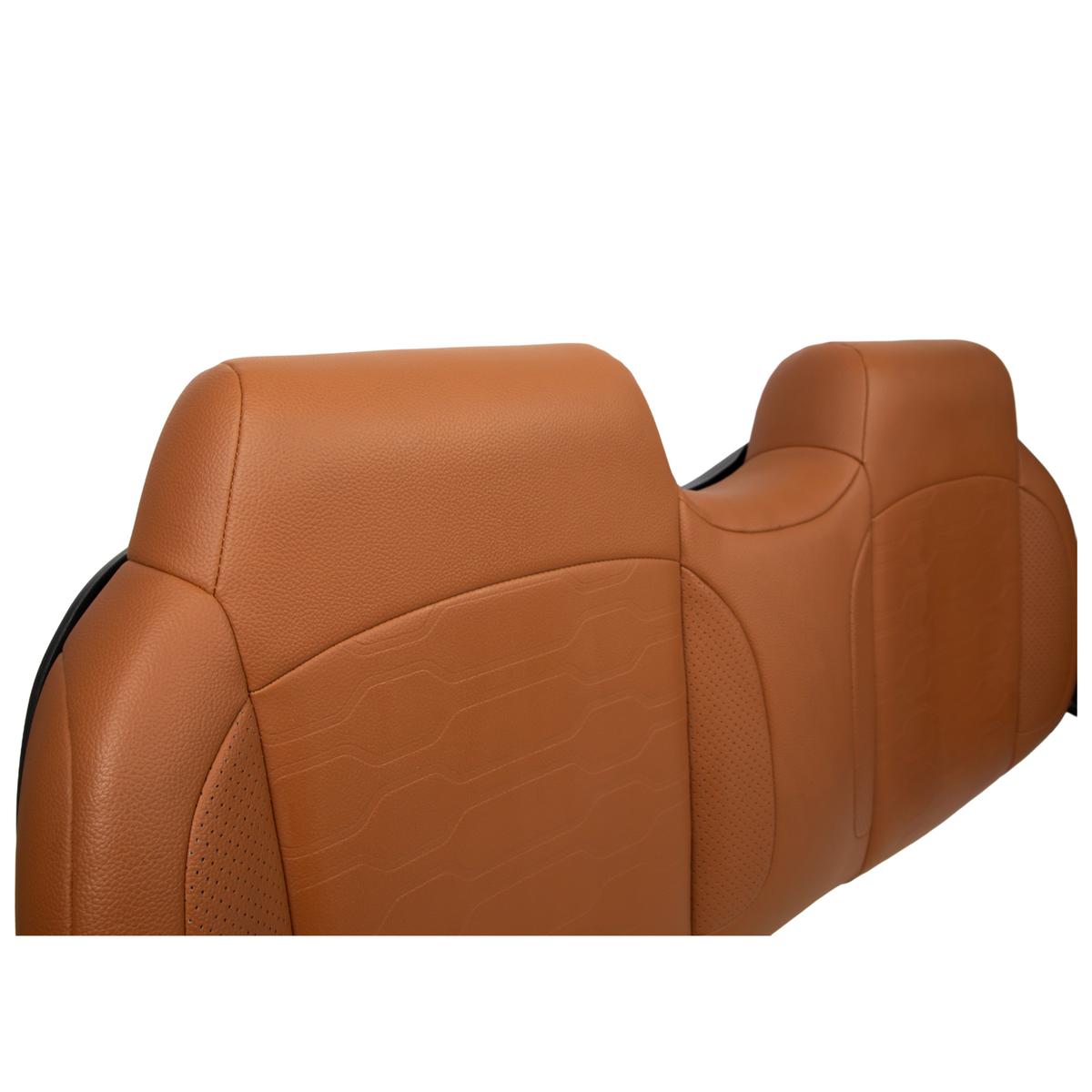 MadJax&reg; EZGO TXT/RXV/L4/S4 Caramel Brown Aspen Front Seat Cushions