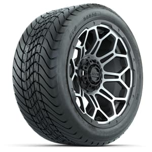 Set of (4) 14 in GTW Bravo Wheels with 225/30-14 Mamba Street Tires