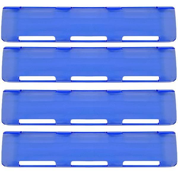 40” Blue Single Row LED Light Bar Cover Pack