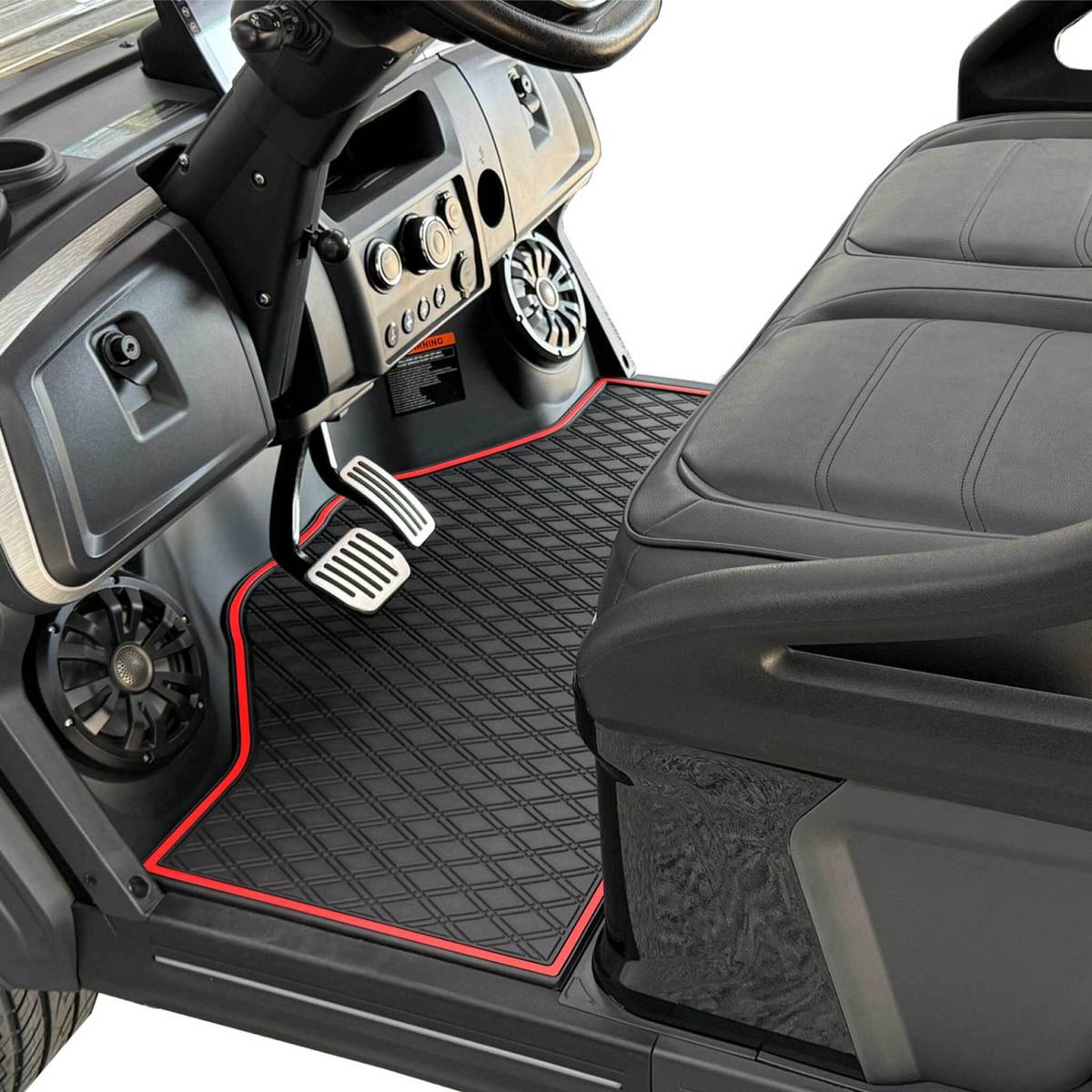 Xtreme Floor Mats for Epic E40FX - 2 Piece Black/Red Set