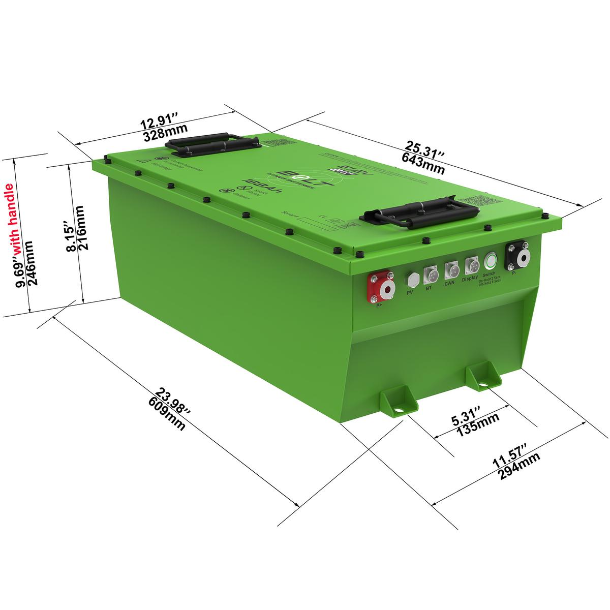 Bolt Energy Venom EV 51V 168AH Heated Standard Battery Kit