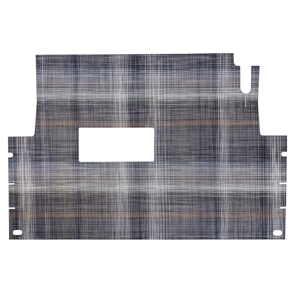 Chilewich&reg; Premium Club Car Gray Plaid Floor Mat