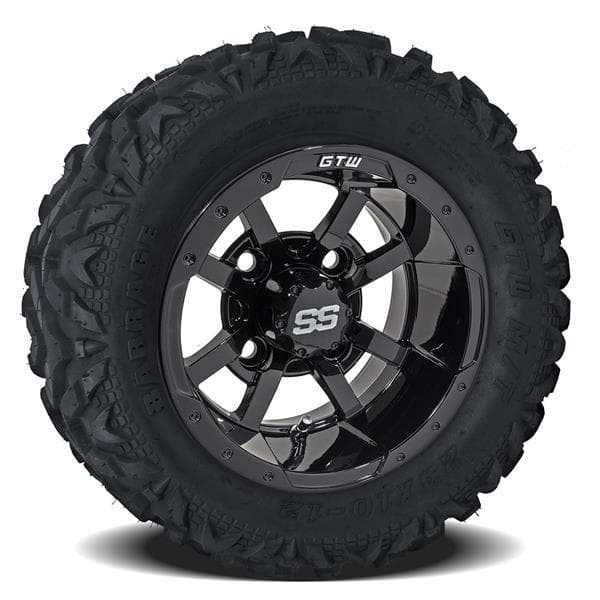 Storm Trooper Wheels with Barrage Mud Tires - 10 Inch