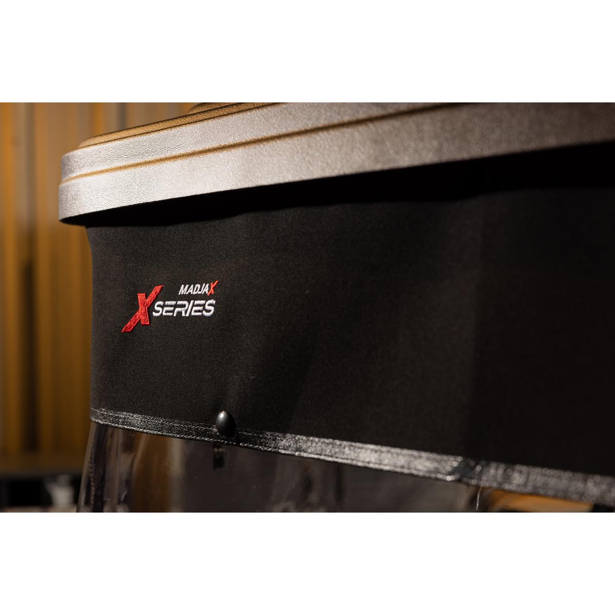 MadJax XSeries Storm 3-Sided Black Enclosure & Black Valance with XSeries Logo by RedDot