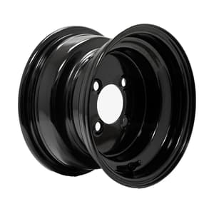 10&Prime; Black Steel Wheel (Centered)