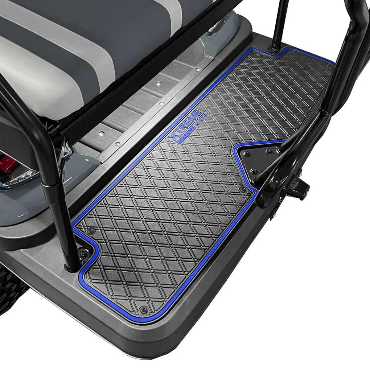 Xtreme Rear Floor Mat for ICON I40, i60 Rear Seats - Black/Blue
