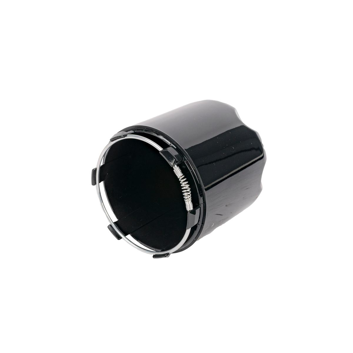GTW&reg; Snap-In Gloss Black SS Center Caps (Pack of 4)