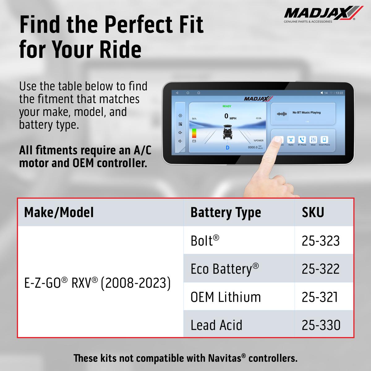 MadJax&reg; Kinect&trade; 12.3” Display Screen with Kinect&trade; Hub