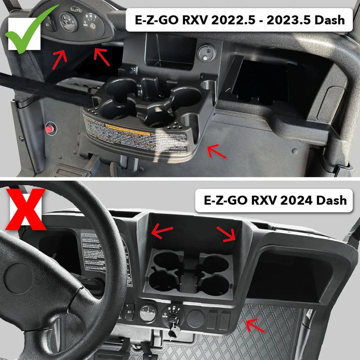 Xtreme Floor Mats for EZGO RXV 2023 - Black/Blue