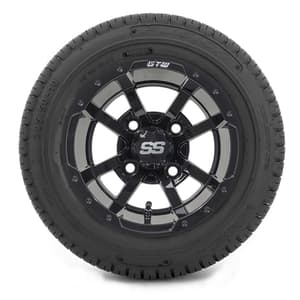 10” GTW Storm Trooper Wheels with Fusion Street Tires – Set of 4