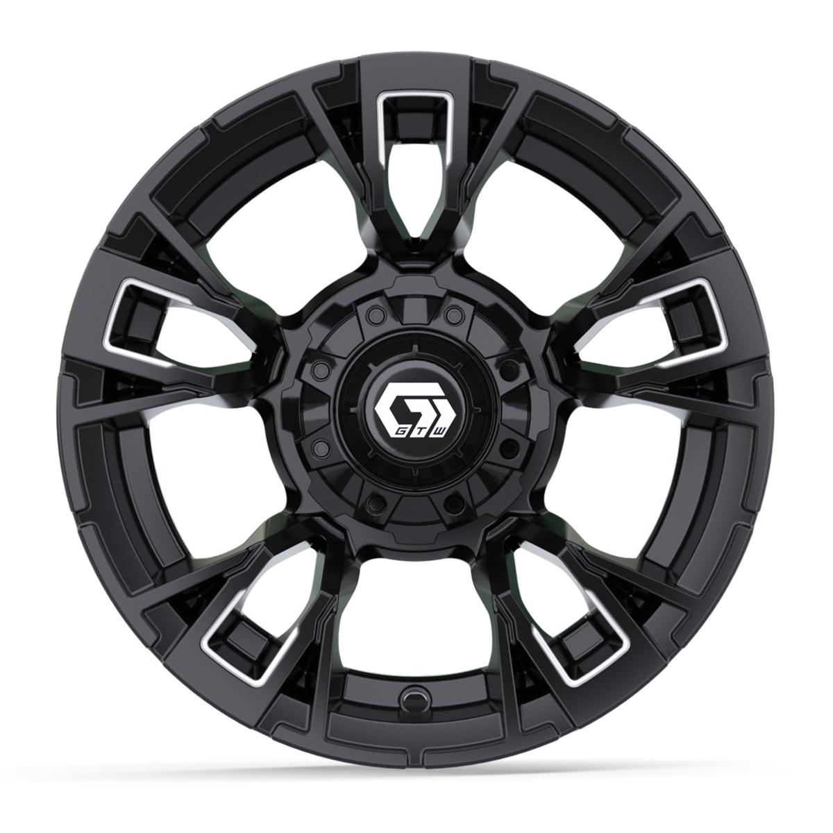 12&Prime; GTW&reg; Vandal Matte Black with Machined Accents Wheel