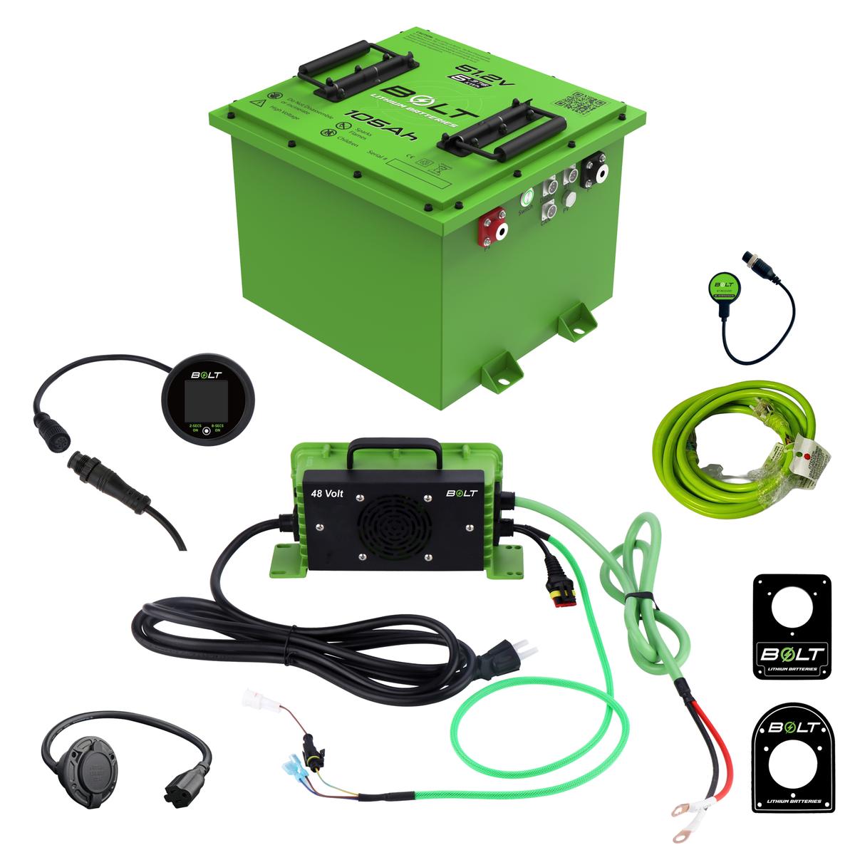 Bolt Energy Bintelli Beyond, Nemesis 51V 105AH Square Heated Standard Battery Kit