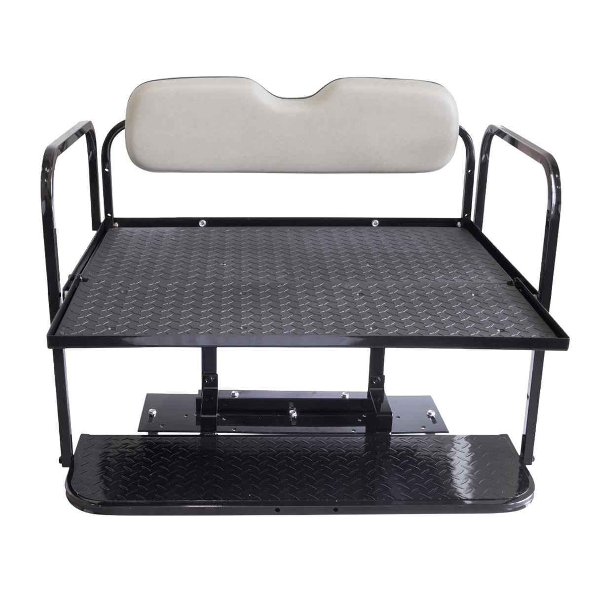 Buggies Unlimited Club Car Precedent, Tempo, &amp; Onward for Rear Flip Seat - Gray (Years 2004-Up)