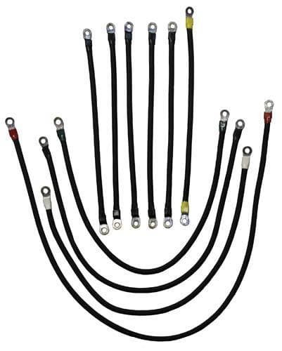 4 Gauge 600A Weld Cable Set for Club Car iQ (Years 2000-Up)