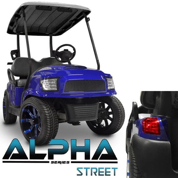 Club Car Precedent ALPHA Street Body Kit in Blue (Years 2004-Up)