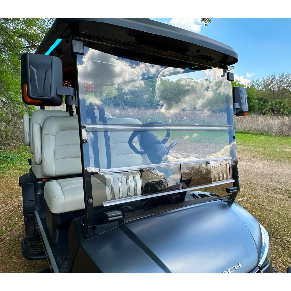 RedDot DACH Apollo Tinted Vented Folding Windshield (Years 2025-Up)