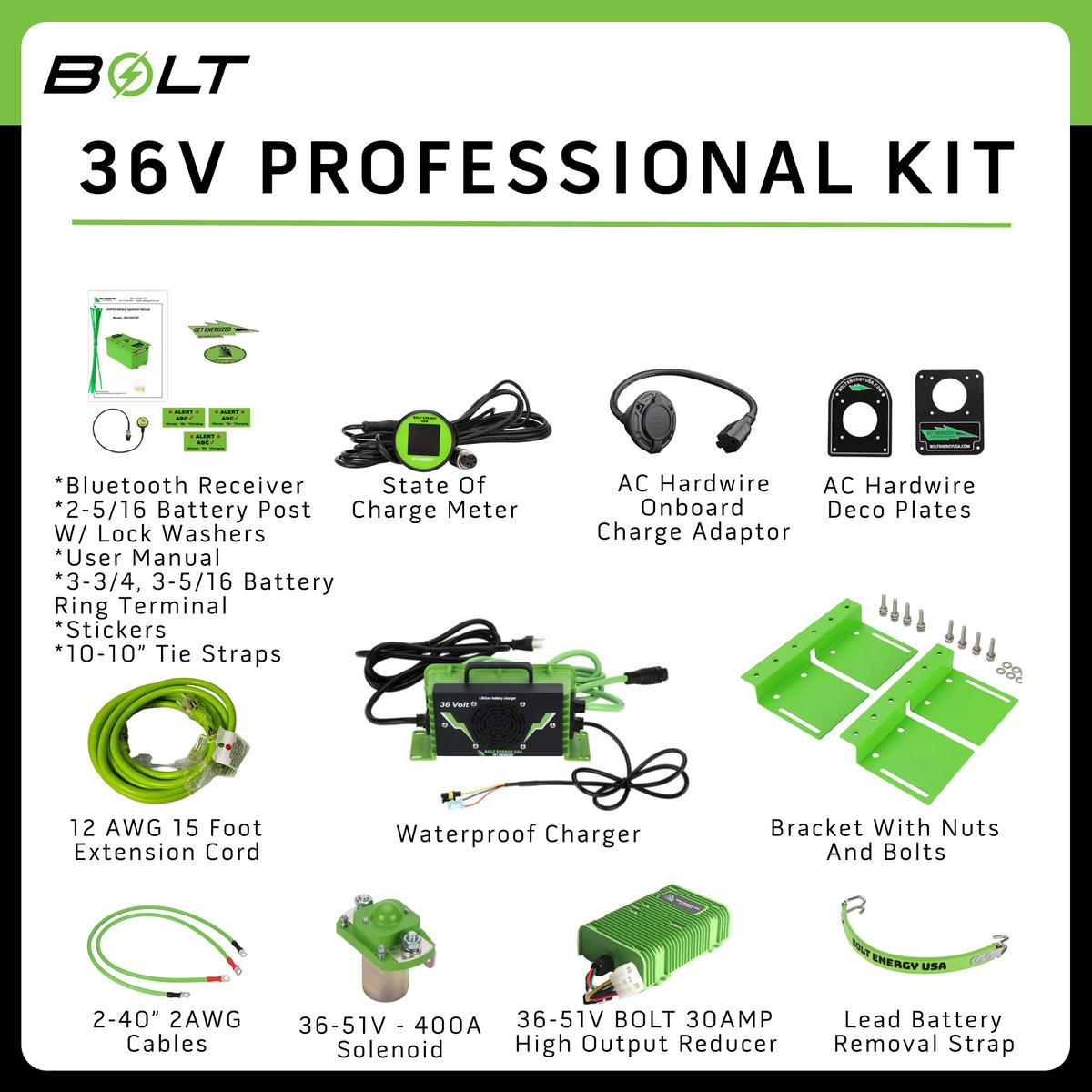 Bolt Energy 38V Professional Accessory Battery Kit