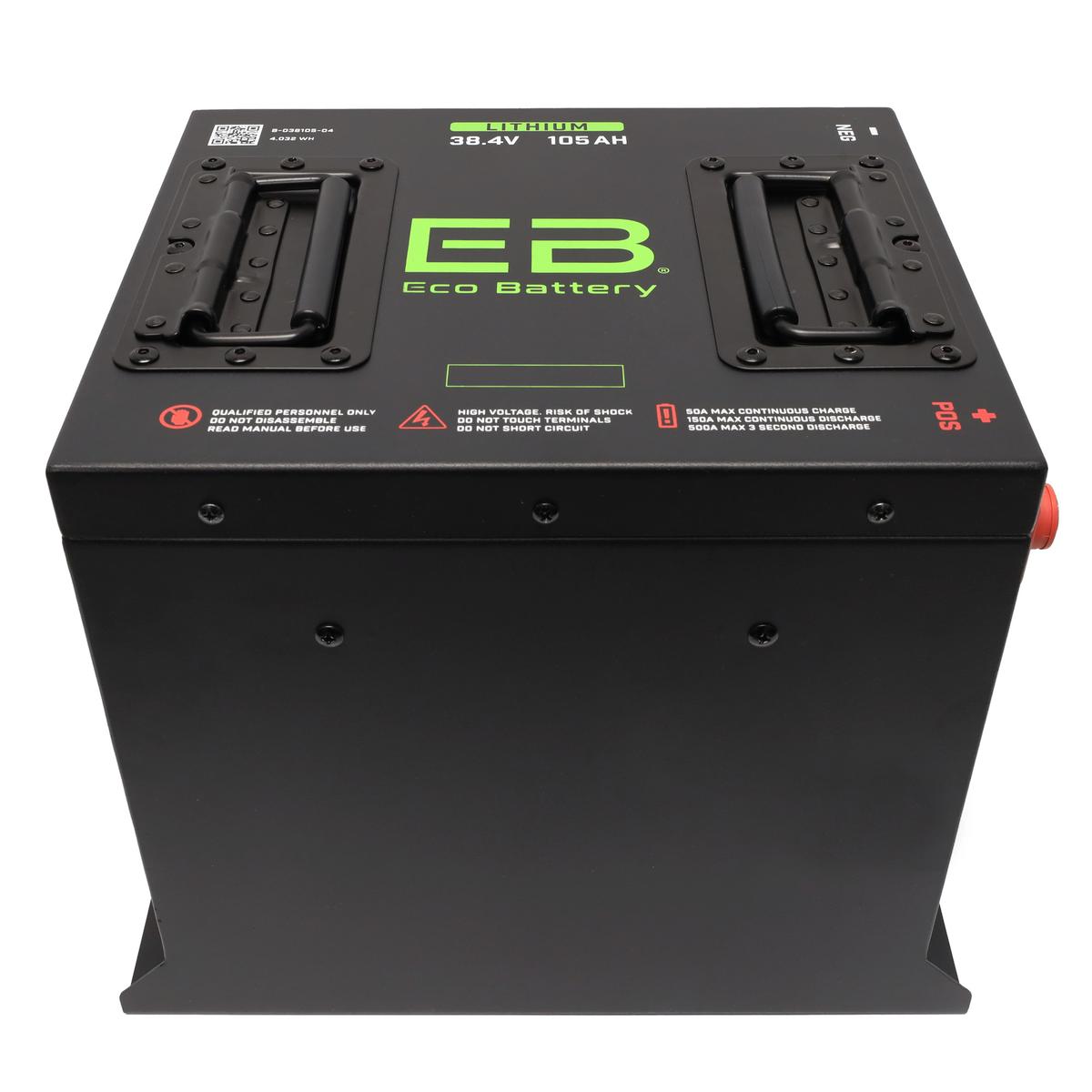EZGO Freedom TXT (36V) Eco Lithium 38V 105Ah Battery Bundle - Cube