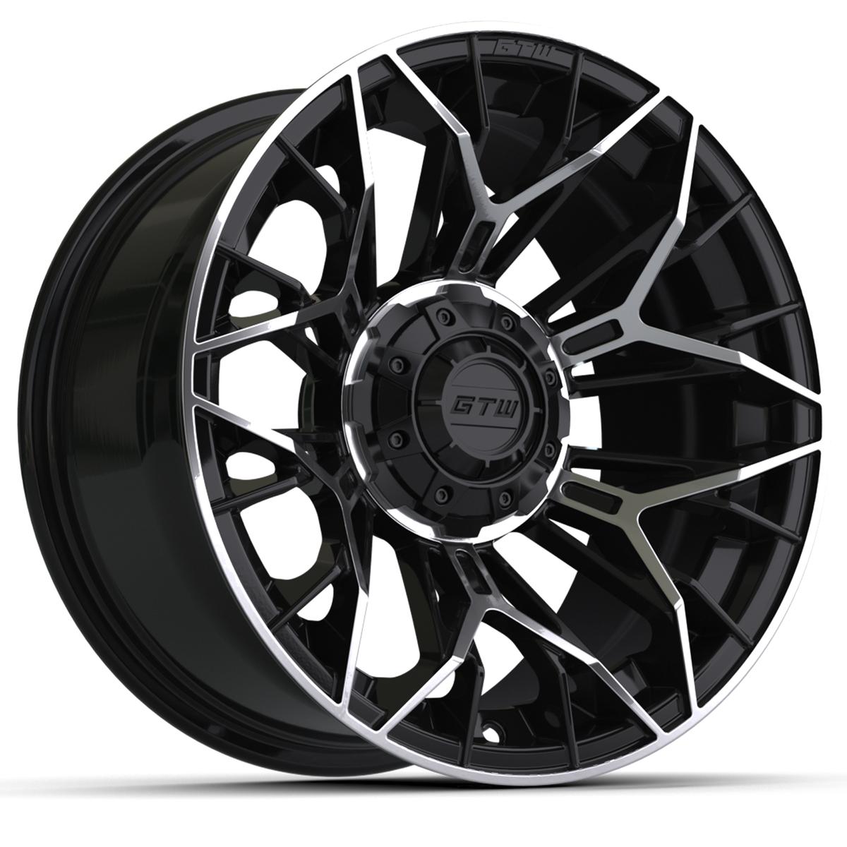 14&Prime; GTW&reg; Stellar Black with Machined Accents Wheel