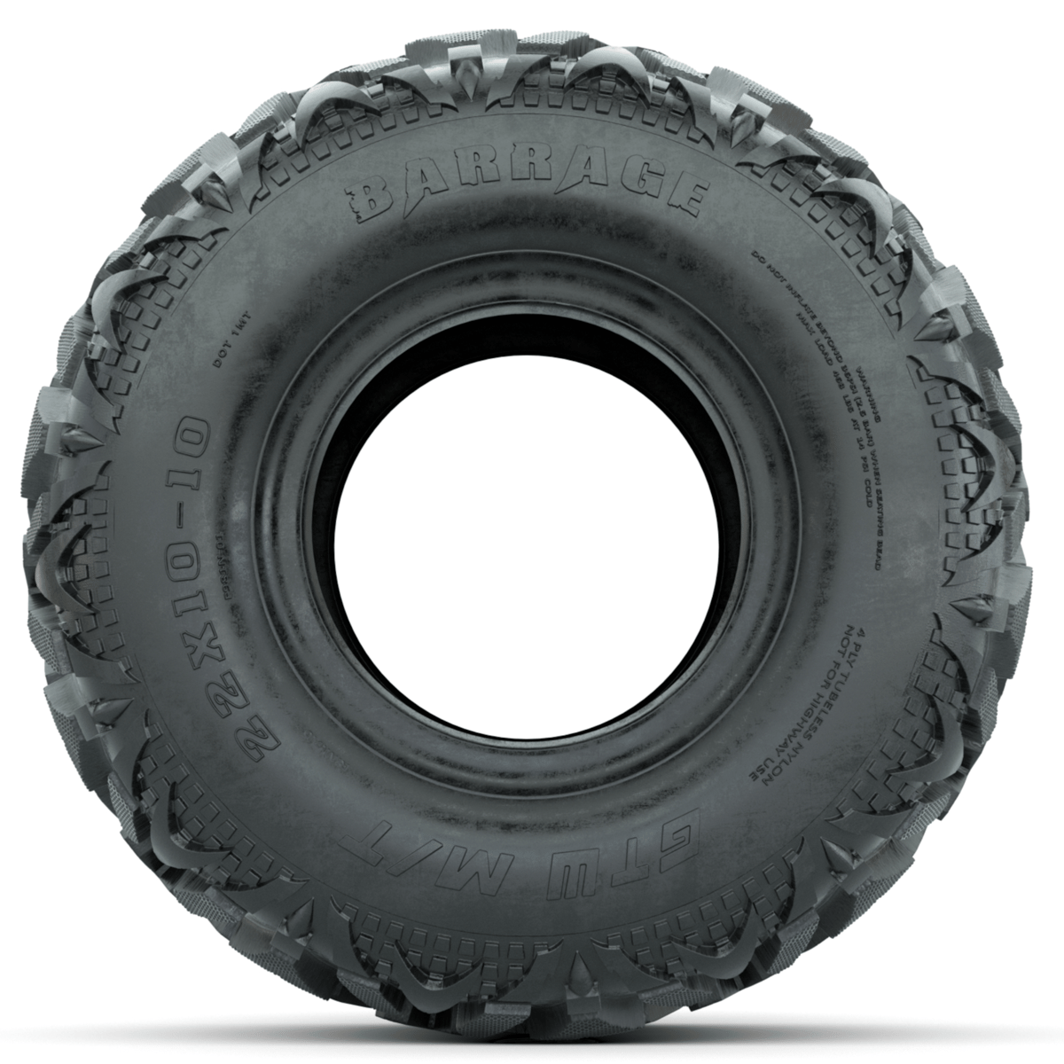 22x10-10 GTW&reg; Barrage Mud Tire