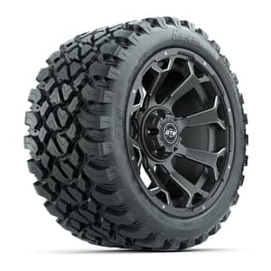 Set of (4) 14 in GTW Raven Wheels with 23x10-14 GTW Nomad All-Terrain Tires