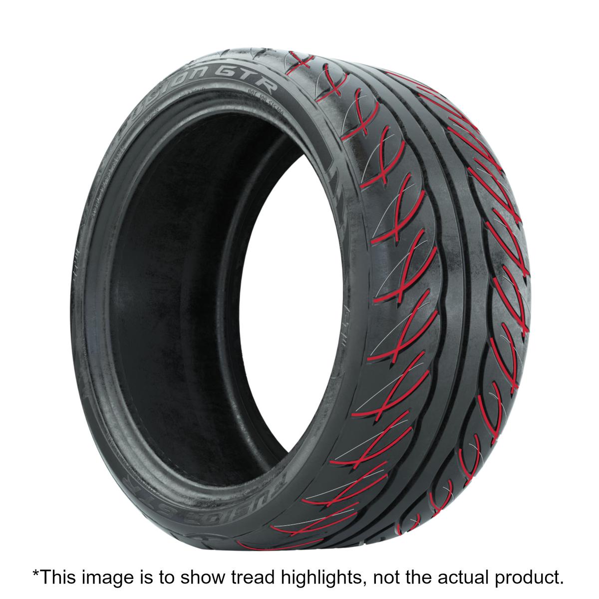 215/40-R12 GTW® Fusion GTR Steel Belted Street Tire - Nivel Parts