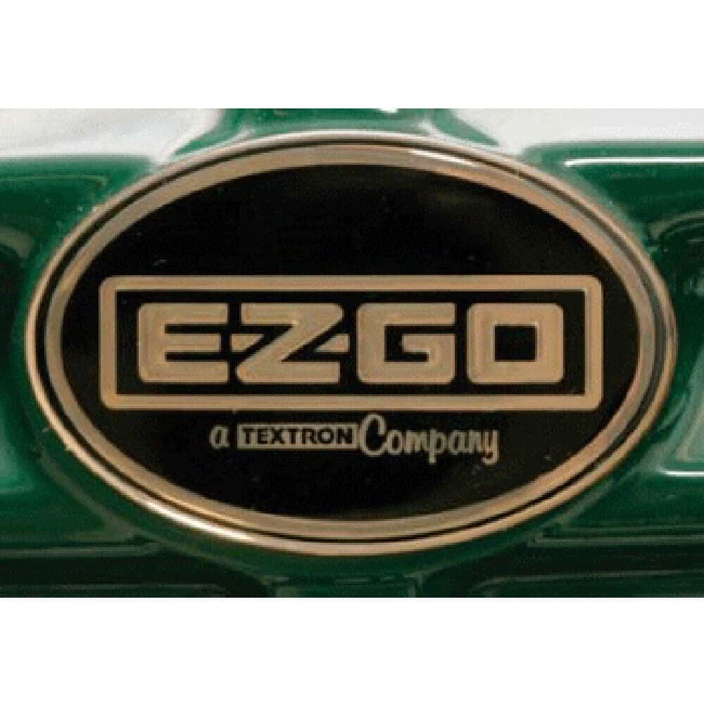 EZGO Gas Black / Gold Nameplate (Years 1996-Up)