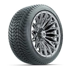 GTW&reg; Blur Chrome 16 in Wheels with 225/40-R16 Mamba Street Tires - Full Set