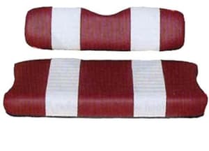 SEAT COVER SET,RED/WHTE,FRONT,CC 79-99