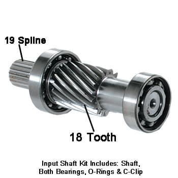 EZGO RXV Electric Input Shaft Kit (Years 2008-Up)