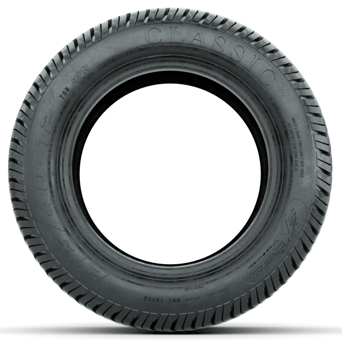 215/40-12 Excel Classic Street Tire (No Lift Required)
