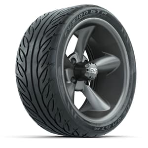 Set of (4) 14 in GTW Godfather Wheels with 205/40-R14 Fusion GTR Street Tires