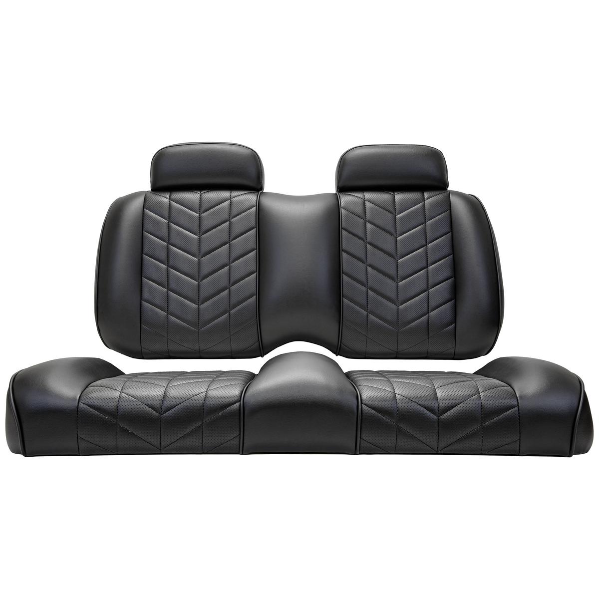 MadJax Aviator Club Car Precedent/Tempo Black Front Seat Cushions