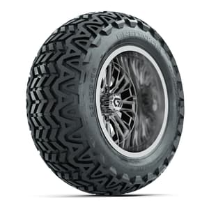 GTW&reg; Viper Chrome 14 in Wheels with 23X10-14 Predator All-Terrain Tires - Full Set