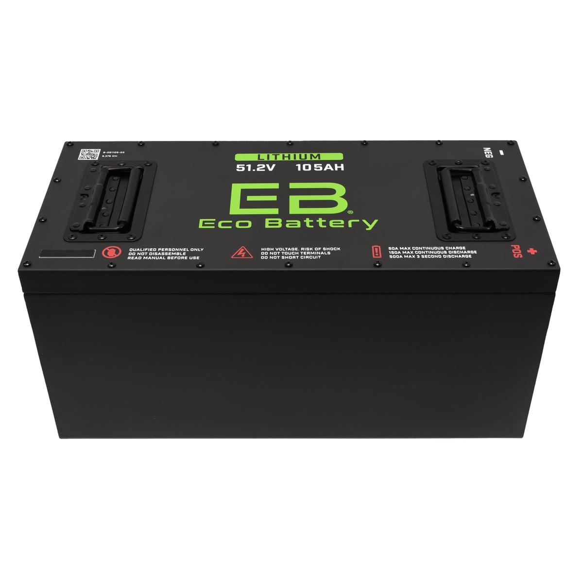 Club Car Carryall Eco Lithium 51v 105Ah Battery Bundle - Skinny