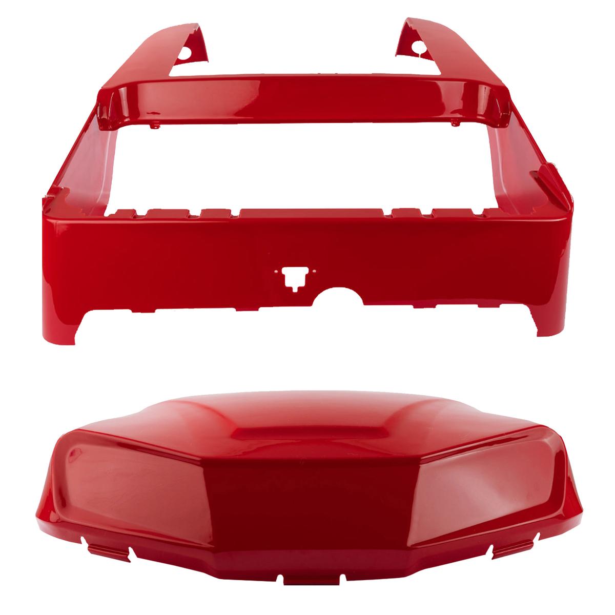 Nivel Club Car Tempo OEM Style Racer Red Metallic Body Kit (Years 2018-Up)