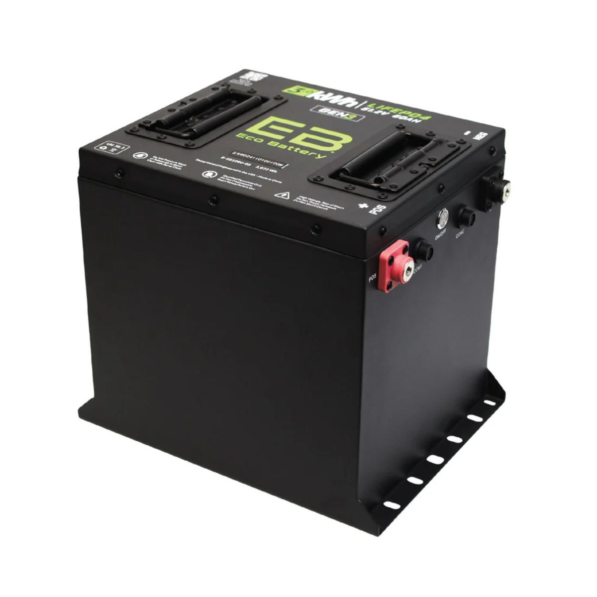 Eco Battery 51V 60Ah GEN3 “Cube” LifePo4 Lithium Battery Only