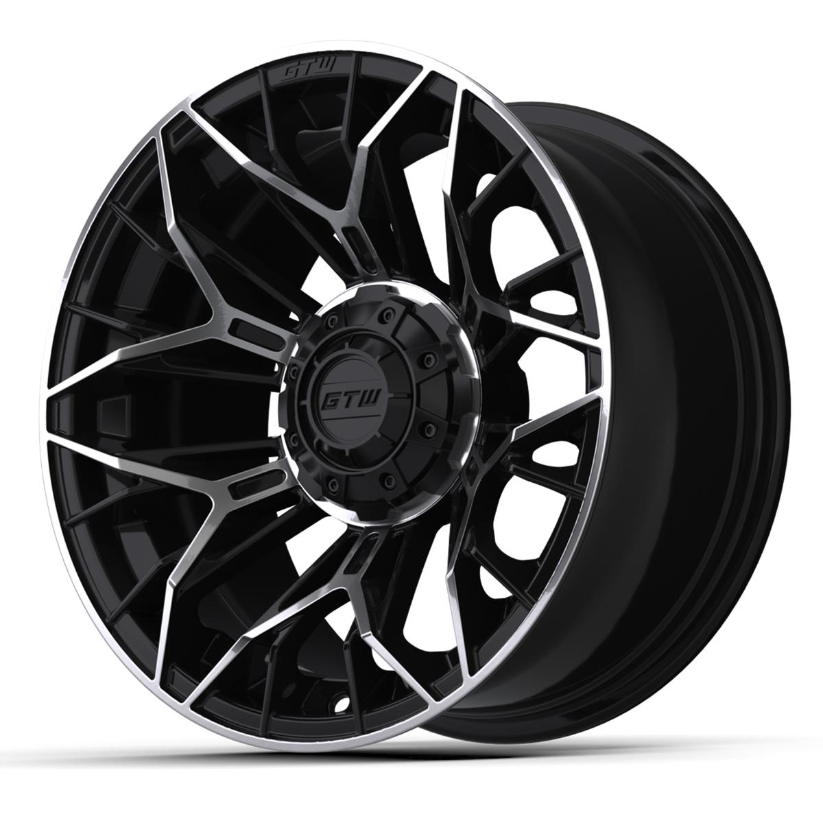 14&Prime; GTW&reg; Stellar Black with Machined Accents Wheel