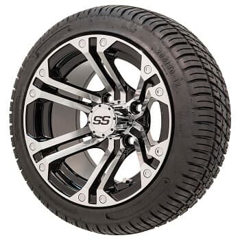 Set Of (4) 12" GTW&reg; Specter Wheels On GTW&reg; Fusion Street Tires