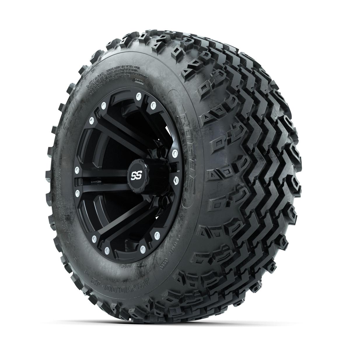 GTW Specter Matte Black 12 in Wheels with 23x10.00-12 Rogue All Terrain Tires – Full Set