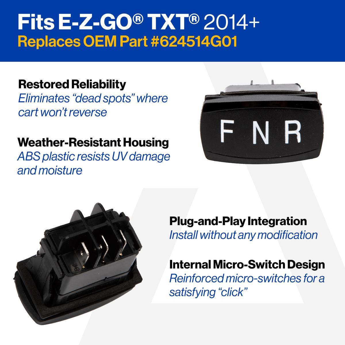 EZGO TXT Forward and Reverse Button (Years 2014-Up)