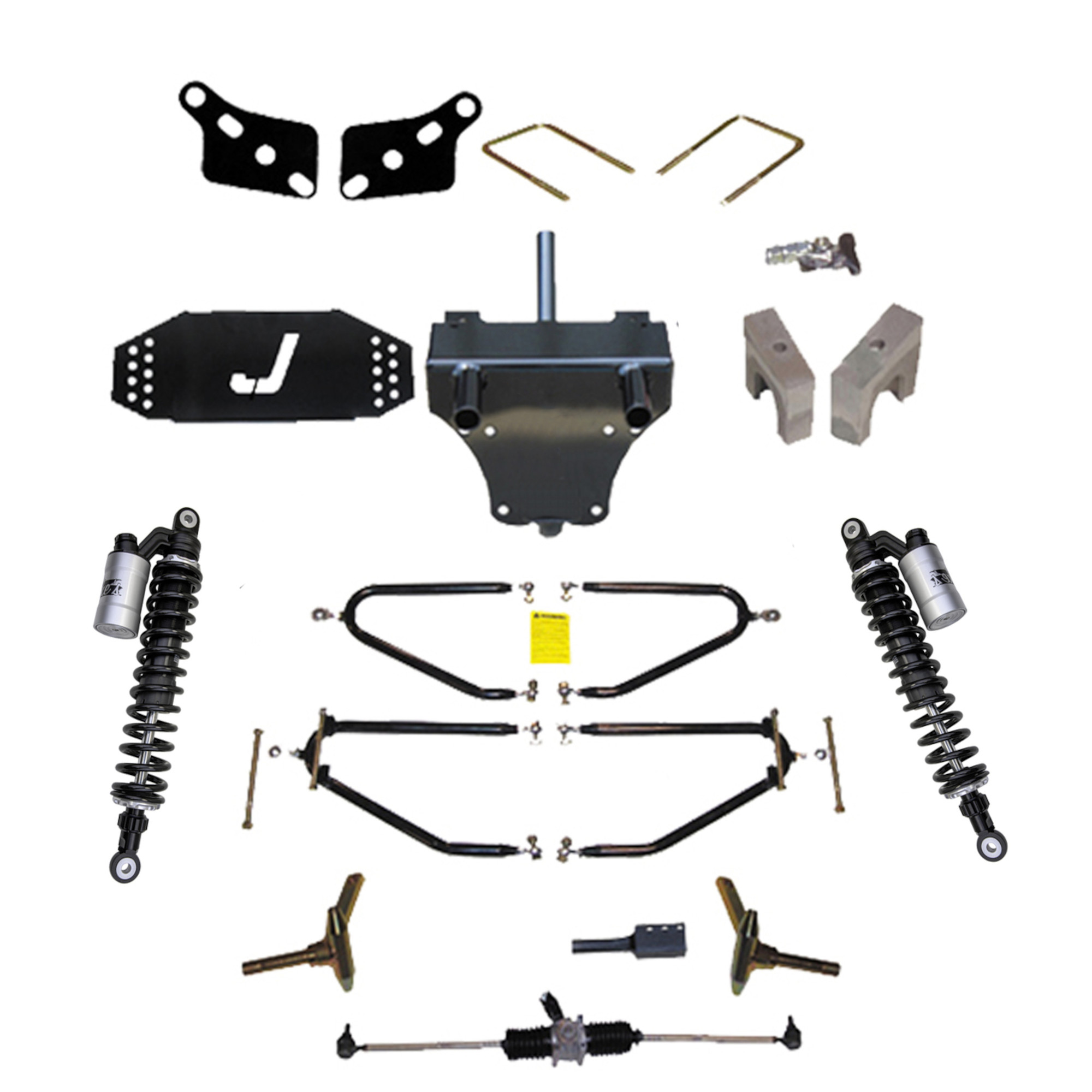 Jakes Long Travel Lift Kit for Electric EZGO TXT 1994-2001.5