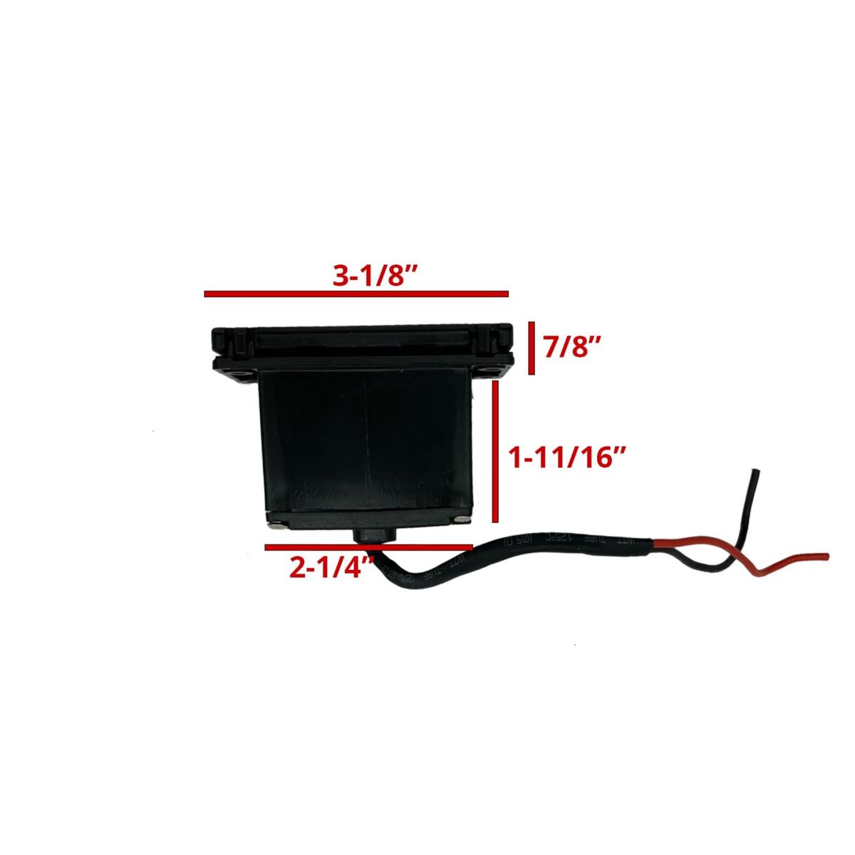 MadJax&reg; 12V Charging Center with 12V Outlet and USB