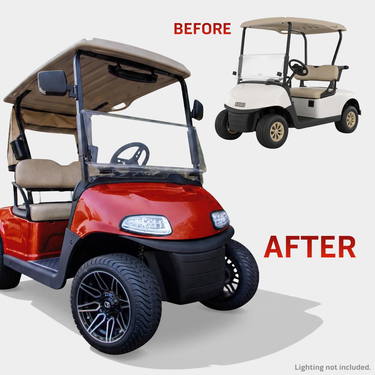 EZGO RXV Vintage Burgundy Metallic OEM-Style Front Cowl (Years 2008-2023)