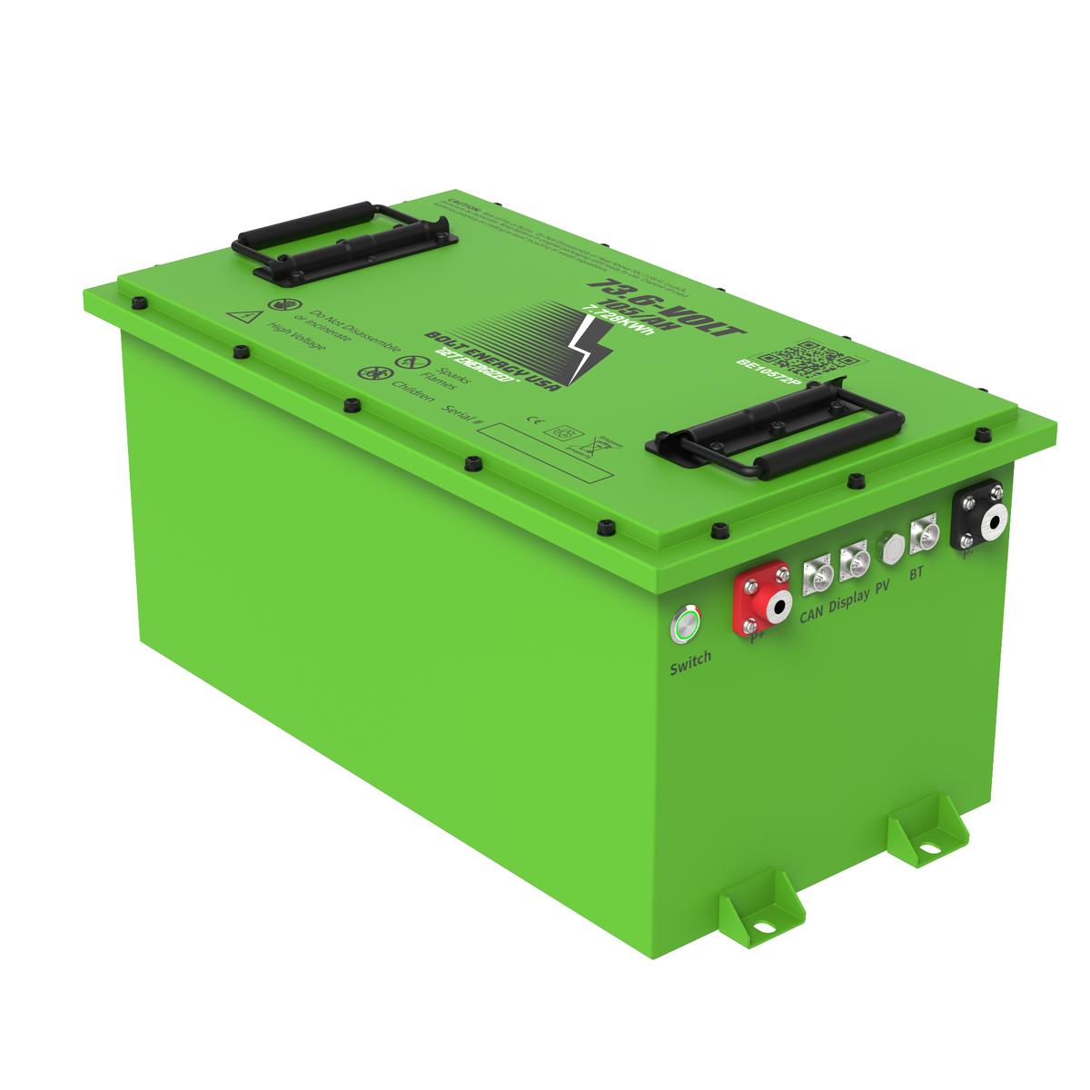 Bolt Energy 74V 105AH Heated Lithium Battery