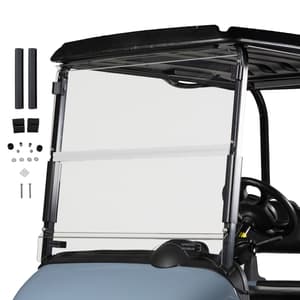 RedDot EZGO RXV Impact-Resistant Folding Clear Windshield (Years 2008-2023)