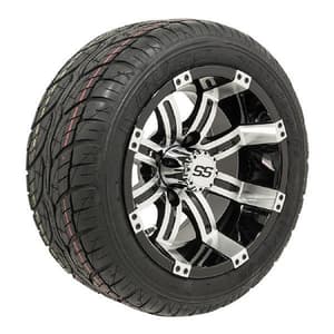 Set of 4 GTW Tempest Wheels with Duro Lo-Pro Street Tires - 12 Inch